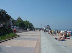 Strand und Strandpromenade im Ostseebad Khlungsborn